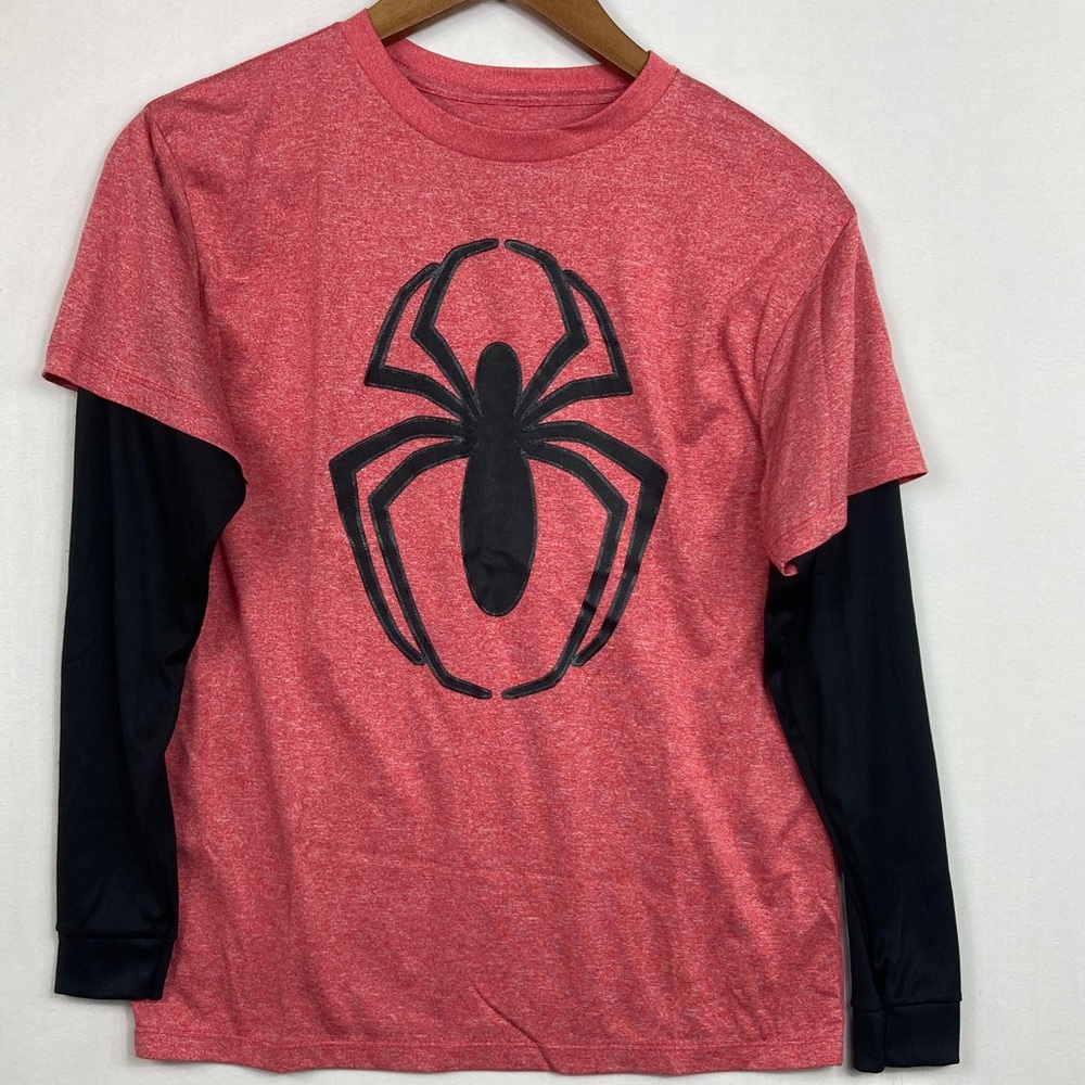 NWT Red Spider Graphic Layered-Look Tee 📦Discount Shipping kids Lg